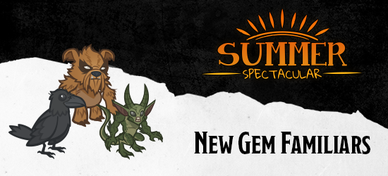 Dungeons & Dragons Summer Spectacular Gem Familiars