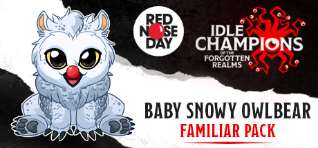 Dungeons & Dragons Baby Snowy Owlbear Red Nose Day