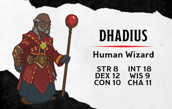Dungeons & Dragons Dhadius the Scarlet