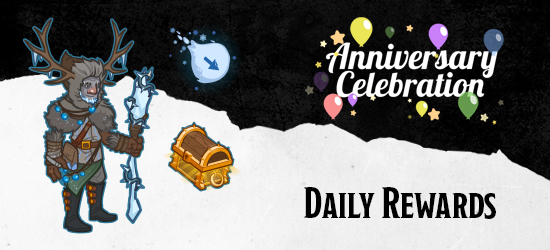 Dungeons & Dragons Third Anniversary Daily Rewards