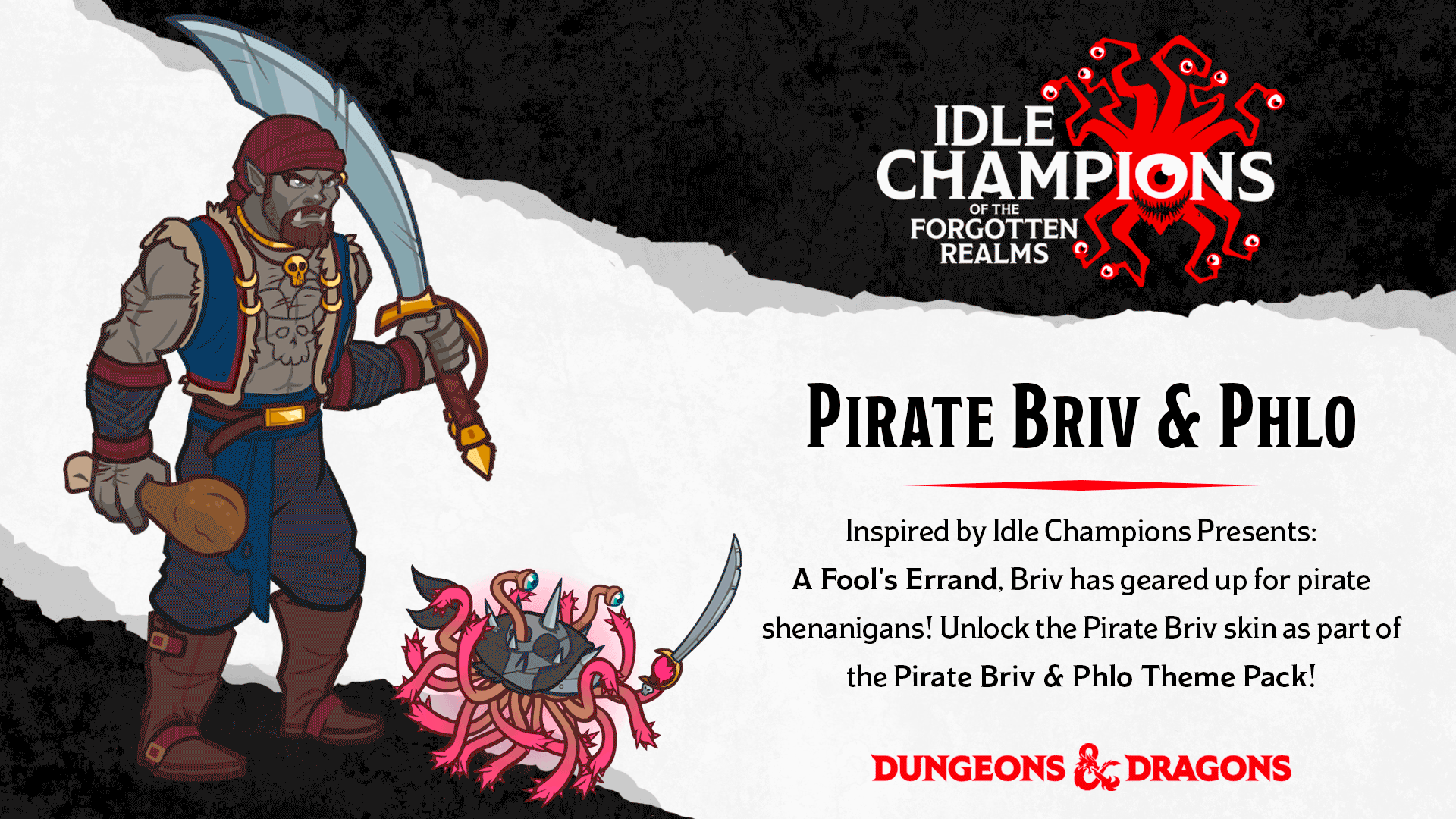 Dungeons & Dragons Pirate Briv and Phlo Adam Bradford