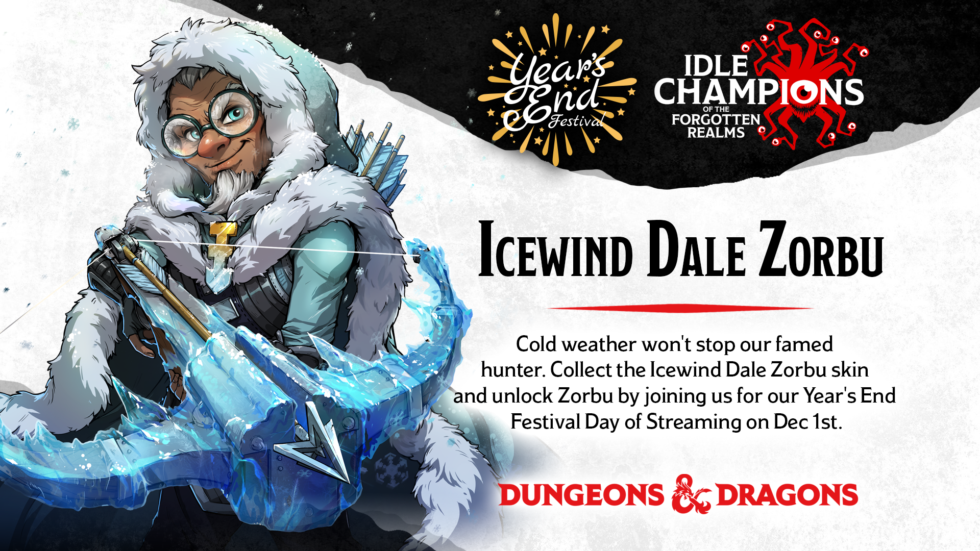 Dungeons & Dragons Year's End Festival Icewind Dale Zorbu Key Art