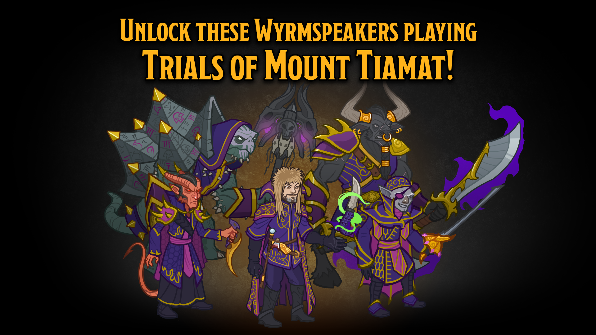 Dungeons & Dragons Trials of Mount Tiamat Wyrmspeaker Lineup