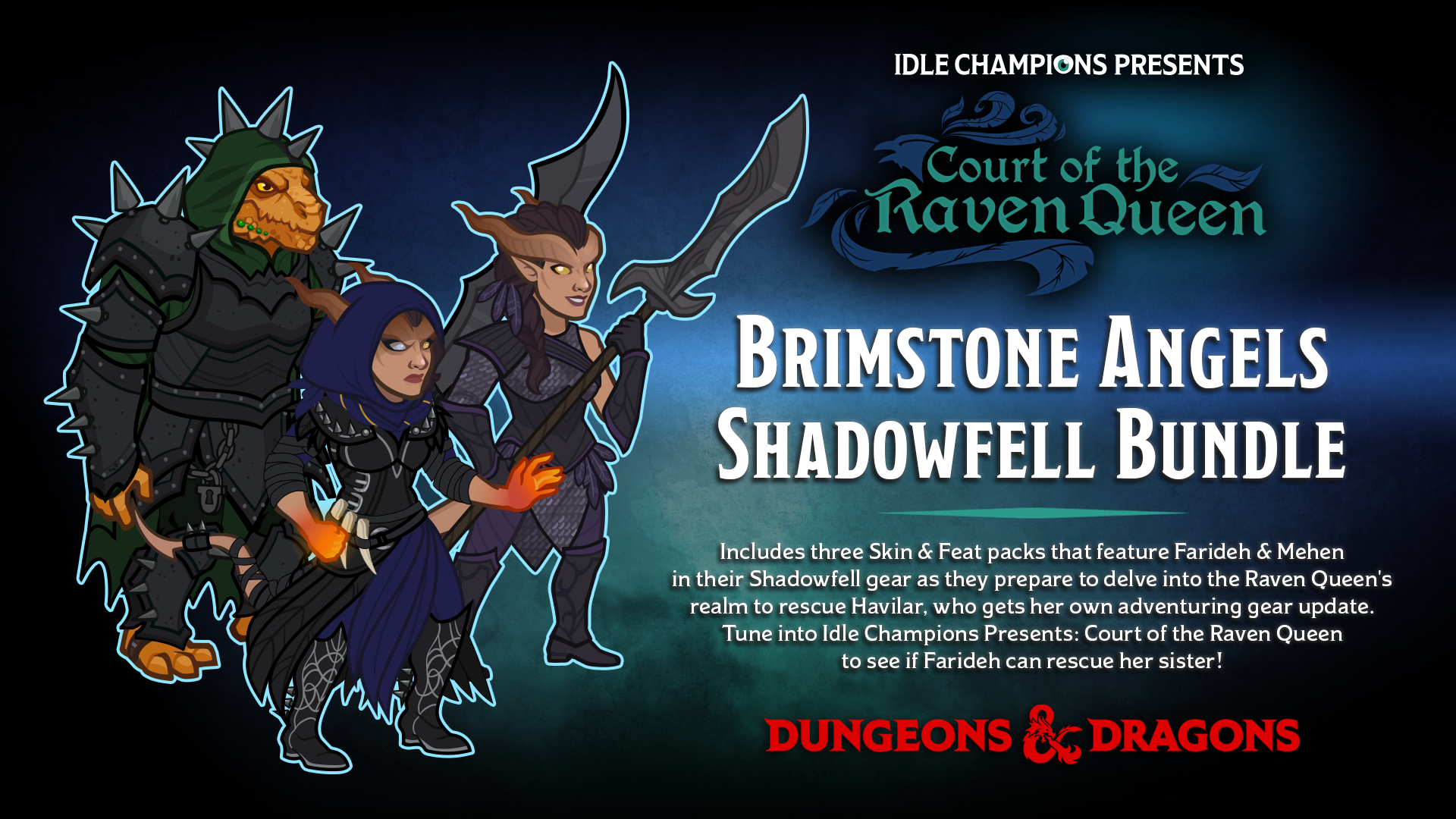 Idle Champions Presents: Court of the Raven Queen, Brimstone Angels