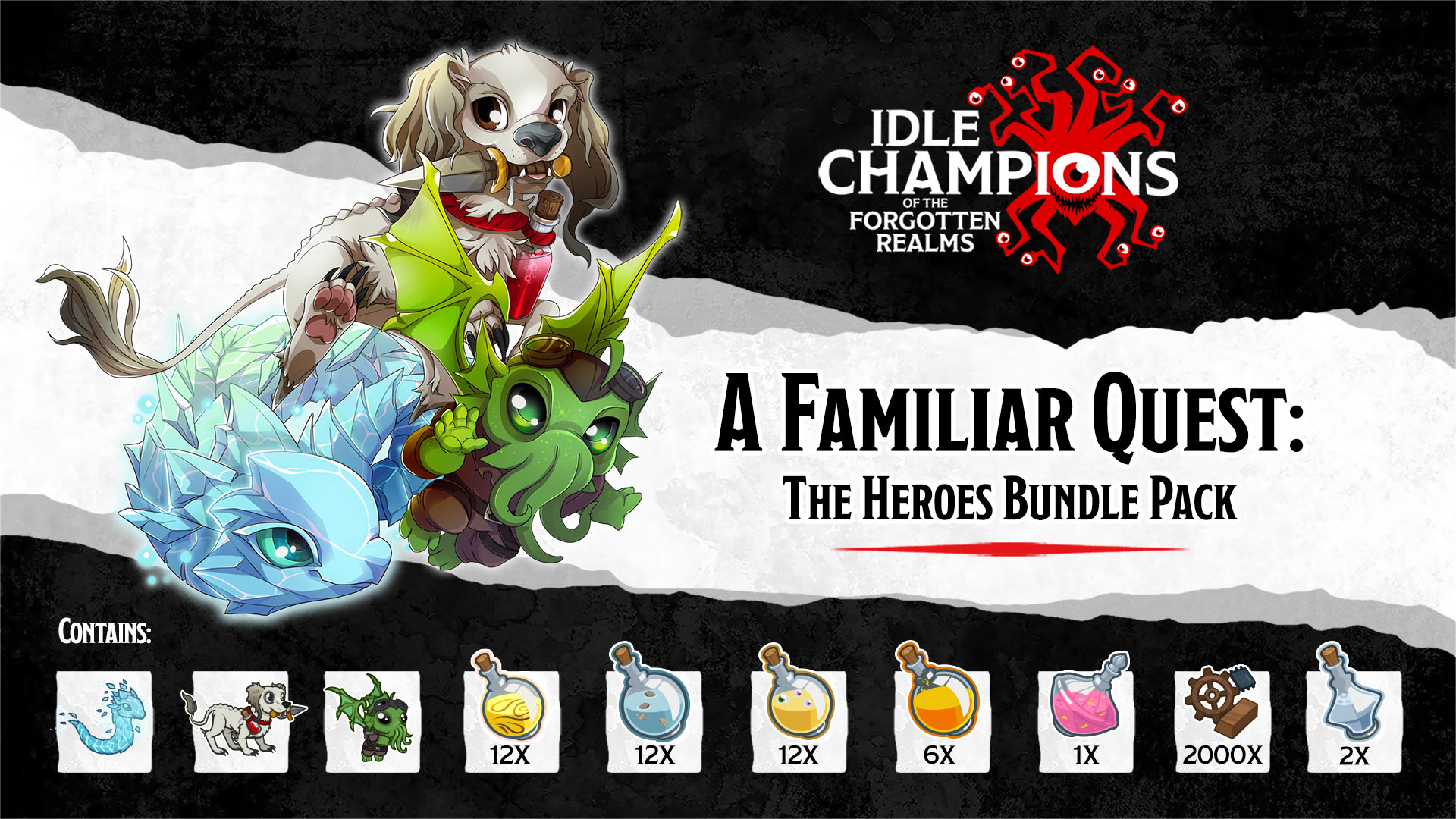 Dungeons & Dragons Idle Champions A Familiar Quest S3 Bundle Pack